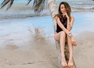 Откровенный купальник Дорофеевой вызвал споры в сети