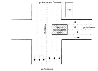 На пересечении улиц Авроры и Дыбенко сузят дорогу из-за ремонта водопровода