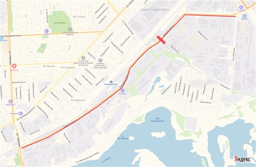 Часть Заводского шоссе закроют на реконструкцию до ноября