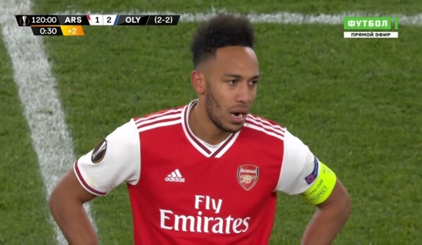 Пытка Обамеянга в овертайме: забил через себя и мог сделать дубль после ответного гола &laquo;Олимпиакоса&raquo;, но промазал с линии вратарской