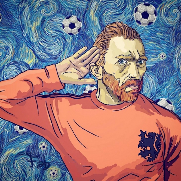 Выдающиеся деятели искусства в футбольной форме. Cultural F.C. &ndash; дико кайфовый проект итальянского художника