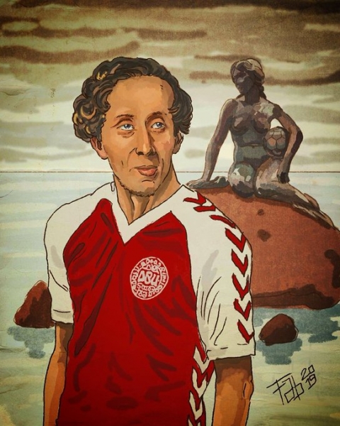 Выдающиеся деятели искусства в футбольной форме. Cultural F.C. &ndash; дико кайфовый проект итальянского художника