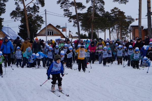 Лыжники создали пробку в лесу под Бердском на &laquo;Лыжне России-2020&raquo;