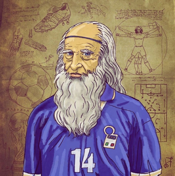 Выдающиеся деятели искусства в футбольной форме. Cultural F.C. &ndash; дико кайфовый проект итальянского художника