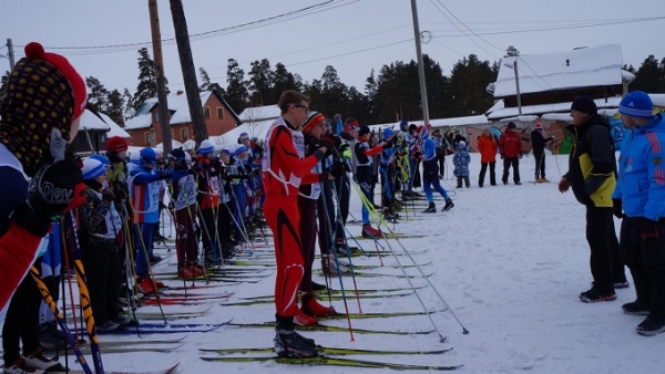 Лыжники создали пробку в лесу под Бердском на &laquo;Лыжне России-2020&raquo;