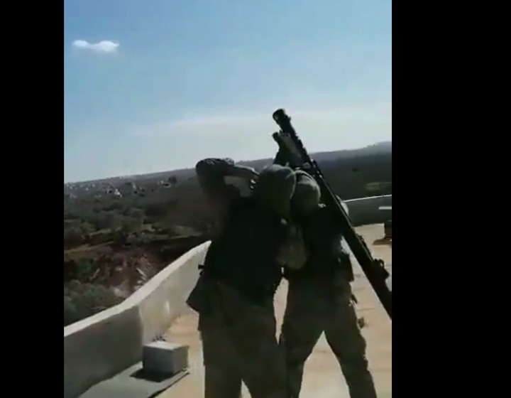 Опубликованы кадры пуска ракеты по российскому Су-24 в Идлибе