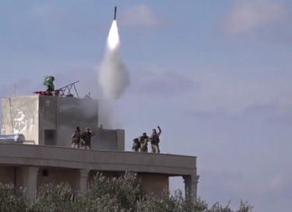 Опубликованы кадры пуска ракеты по российскому Су-24 в Идлибе