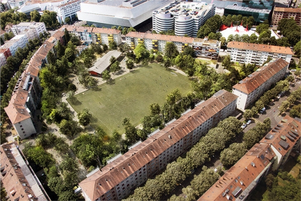 Мощное фото 90-летней давности: сотни болельщиков смотрят матч &laquo;Базеля&raquo; из недостроенного дома