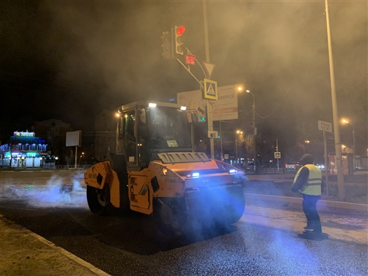 В Самаре обновили проезжую часть по ул. Карбышева