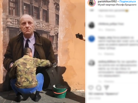 Замазанная фреска с Бродским оказалась переводной картинкой