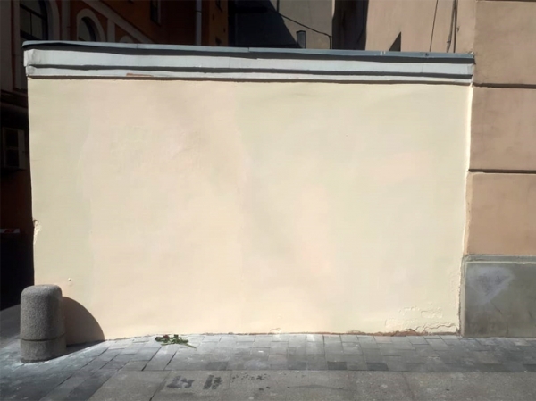 Замазанная фреска с Бродским оказалась переводной картинкой