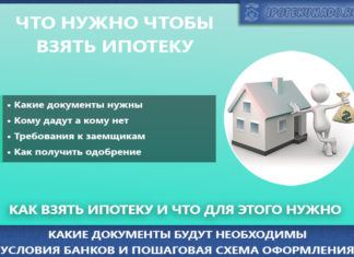 Что нужно чтобы взять ипотеку в 2020 году: условия получения кредита и перечень документов