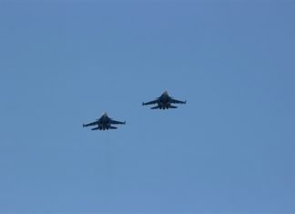 В Самаре прошла тренировка пролета авиации ко Дню Победы