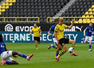 Холанд забил первый гол новой эпохи после великой пятки Брандта. А потом не знал, как праздновать