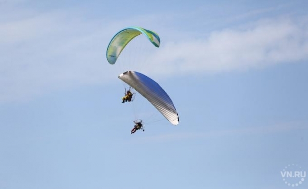 75-метровую Георгиевскую ленту пронесут парапланеристы над Новосибирском 