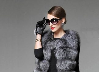 Жилетка из чернобурки