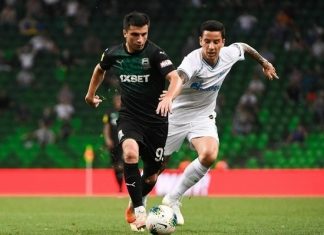 ФК «Краснодар» уступил «Зениту» в домашнем матче со счетом 4:2