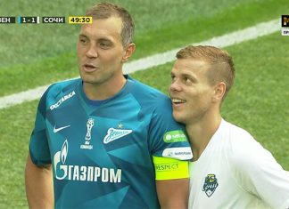 ? Милейший вечер Дзюбы и Кокорина: ворковали весь матч, отдали по ассисту