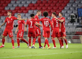 8 – любимое число «Баварии». Теперь она избила «Шальке»: Гнабри оформил хет-трик, Сане набрал 1+2, Левандовски придумал ассист рабоной