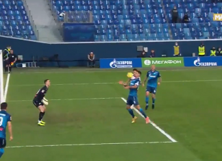 Безумный автогол Ловрена: грудью перекинул бедного Лунева. В первом тайме «Спартак» нанес 0 ударов