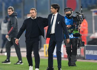 «Лацио» самоуничтожился, но все же вскрыл несколько слабостей «Баварии» (сработали смещения нападающих и переводы на фланги)