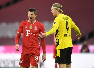 Разборка Левандовского и Холанда: норвежец оформил дубль к 9-й минуте, поляк ответил хет-триком и принес «Баварии» победу