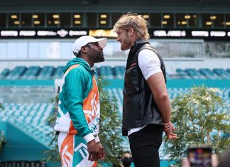 Флойд Мейвезер против Логана Пола. Онлайн самого сумасшедшего боя года