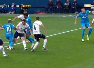 Спорный гол «Крыльев»: судья мог отменять сразу по двум причинам. Но потом включился Дзюба – и «Зенит» победил