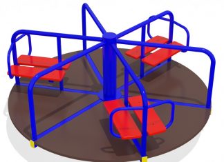 Уличные карусели для детской площадки