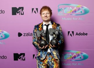 MTV EMA 2021: исполнителем года стал Эд Ширан