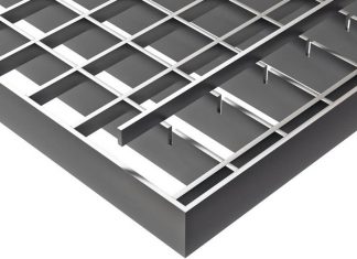 Применение металлической решетки для пола