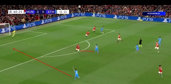 Гол, которым «МЮ» выкинули из Лиги чемпионов. «Атлетико» просто порвал оборону хитрым маневром