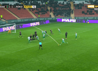 Не удивляйтесь, Уткин опять забил со штрафного! Он с отрывом лучший в Европе в этом сезоне