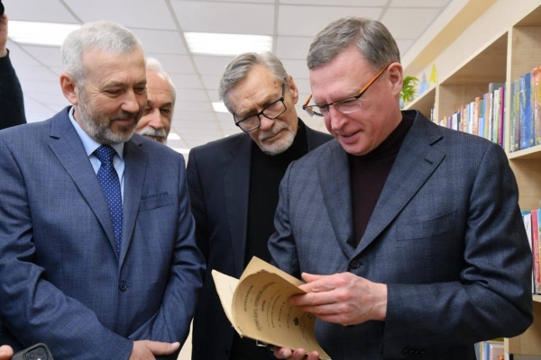 Народный артист России Александр Михайлов открыл сельский ДК в Омской области 