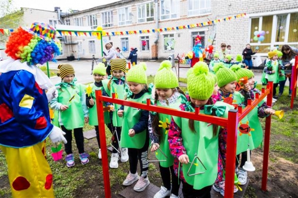 Тольяттиазот оказал поддержку в установке детской музыкальной площадки