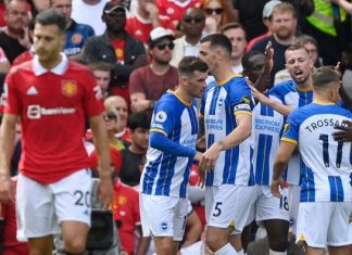 «МЮ» страдает и с Тен Хагом: 1:2 против «Брайтона». Роналду вышел только на замену