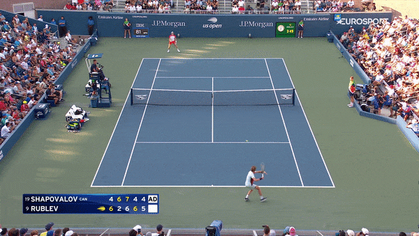 Рублев вырвал задорнейший матч у Шаповалова: чемпионский тай-брейк, 3 упущенных матчбола, 113 виннерсов, много нервов и мата
