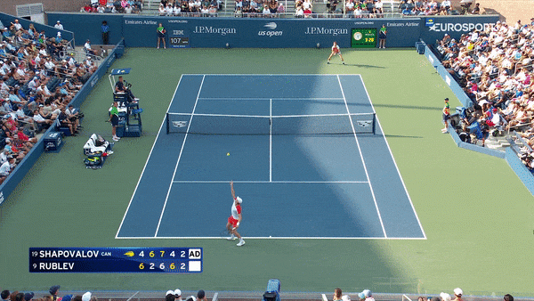 Рублев вырвал задорнейший матч у Шаповалова: чемпионский тай-брейк, 3 упущенных матчбола, 113 виннерсов, много нервов и мата