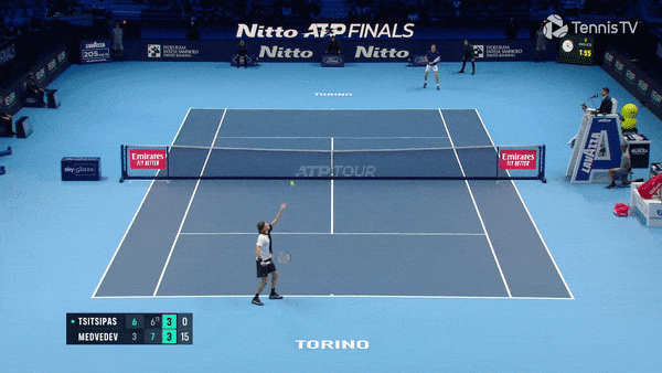 Коллапс Медведева: отыграл 3 матчбола у Циципаса, подавал на победу – и внезапно развалился. Теперь не выйдет из группы итогового