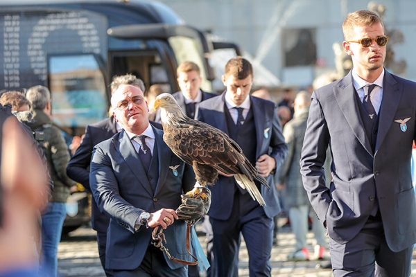 Прощание с Синишей в Риме. Пришли Спаллетти, Манчини, Сарри, Тотти, Де Росси и еще тысячи людей