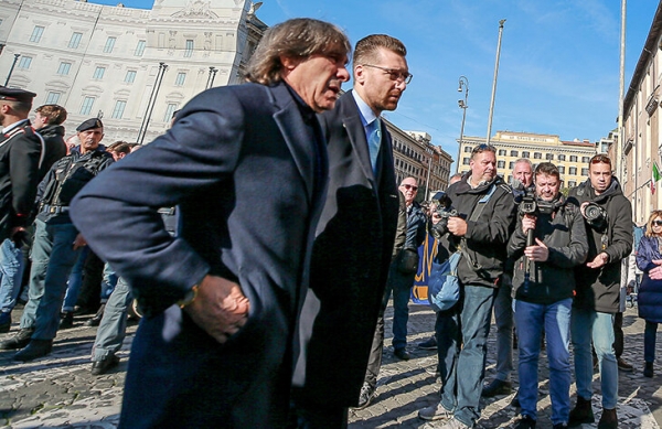 Прощание с Синишей в Риме. Пришли Спаллетти, Манчини, Сарри, Тотти, Де Росси и еще тысячи людей