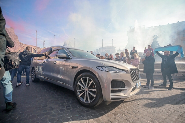 Прощание с Синишей в Риме. Пришли Спаллетти, Манчини, Сарри, Тотти, Де Росси и еще тысячи людей