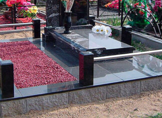 Как благоустраивают могилы