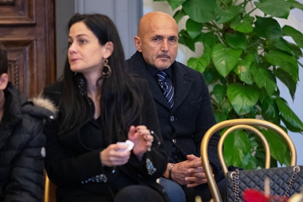 Прощание с Синишей в Риме. Пришли Спаллетти, Манчини, Сарри, Тотти, Де Росси и еще тысячи людей