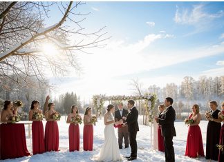 На каких площадках удобно провести свадьбу зимой?