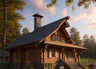 Как снести бревенчатый дом