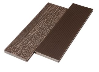 Полнотелая доска из ДПК и ее использование