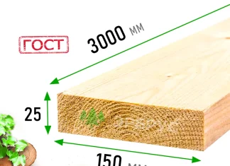 Обрезные доски и их применение