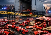 Грузовик с 12 тоннами шоколада угнали в Италии