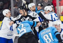 Минское «Динамо» обыграло «Динамо» Мск и вышло в четвертьфинал Кубка Гагарина